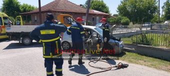 Σύγκρουση οχημάτων με δύο τραυματίες στον Άγιο Θεόδωρο Καρδίτσας (+Φώτο)