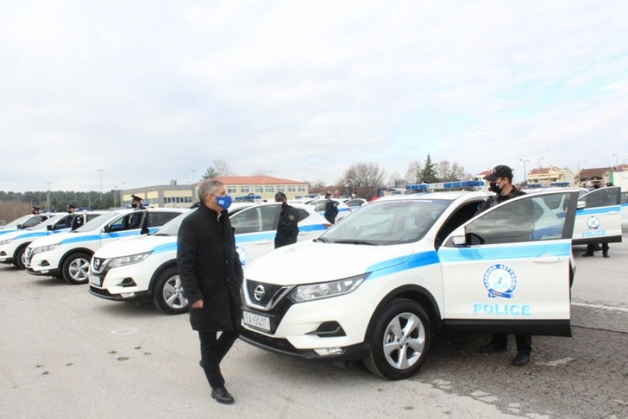 Παραδόθηκαν 68 νέα αυτοκίνητα για την ενίσχυση του στόλου των αστυνομικών υπηρεσιών της Περιφέρειας Θεσσαλίας