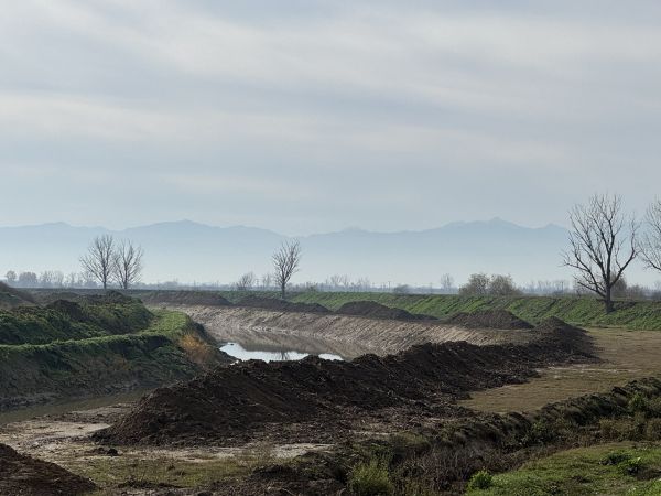 Επιθεώρηση αναχωμάτων και έργων από τον Αντιπεριφερειάρχη Καρδίτσας μετά την κακοκαιρία "Byron"
