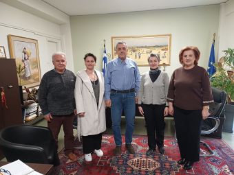Συνάντηση του Περιφερειάρχη Θεσσαλίας Δημήτρη Κουρέτα με το Δ.Σ της «Οικόσφαιρας»