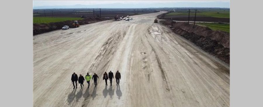 Αυτοψία Αγοραστού στην παράκαμψη Συκεώνας: Ολοκληρώθηκε το 30% του φυσικού αντικειμένου του έργου