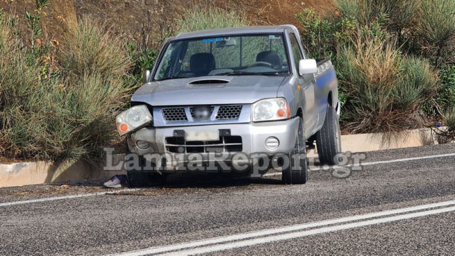 Τροχαίο με σοβαρό τραυματισμό οδηγού αγροτικού οχήματος στις στροφές Δομοκού (+Φωτο)
