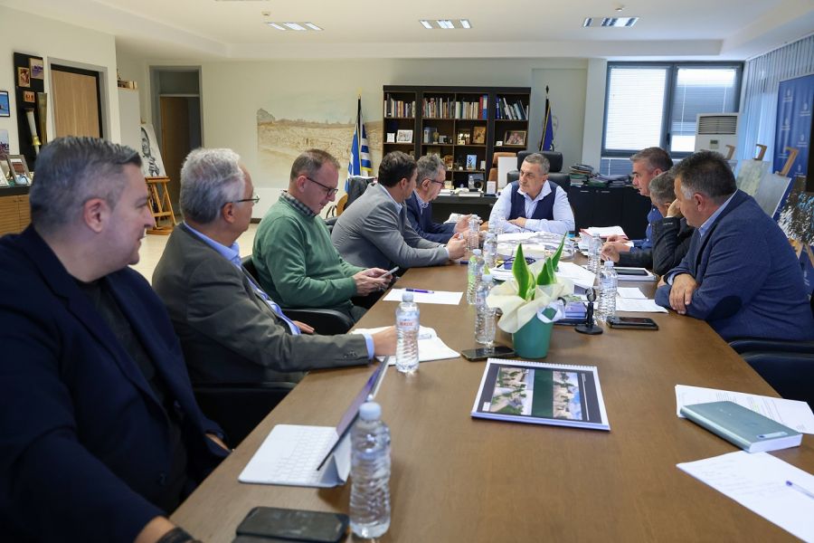 Συνάντηση Δημ. Κουρέτα με τη Διεπαγγελματική Οργάνωση Οσπρίων για την ενίσχυση του τομέα