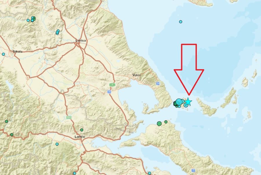 Νέος ισχυρός σεισμός 4,9 Ρίχτερ στη Σκιάθο