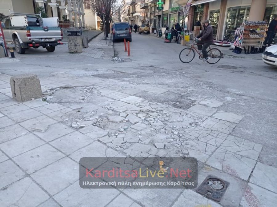 «Βομβαρδισμένο τοπίο» η συμβολή των “πλακόστρωτων” οδών Πλαστήρα και Αβέρωφ (+Φώτο)