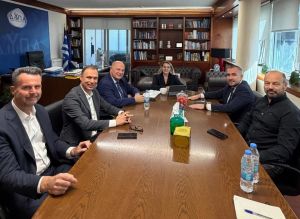 Τσιάρας, Δασκαλόπουλος και Στάθης στη ΔΥΠΑ για τη στήριξη των επιχειρήσεων και της απασχόλησης στους Δήμους του ν. Καρδίτσας