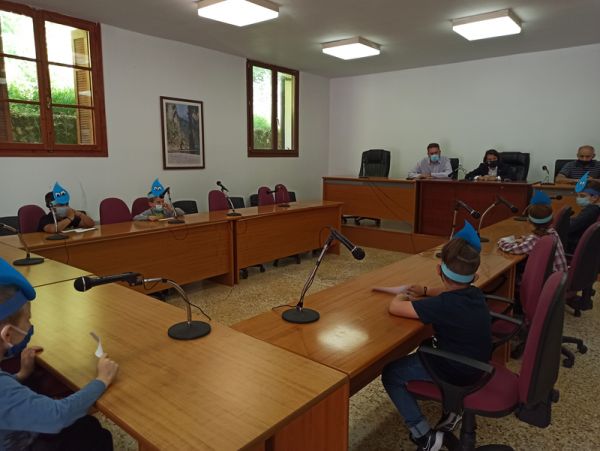 Τον Δήμαρχο Αργιθέας επισκέφτηκαν οι μαθητές του Δημ. Σχολείου &amp; Νηπ/γείου Ανθηρού