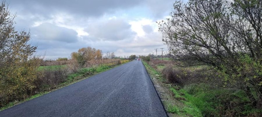 Ασφαλτόστρωση στον δρόμο Κοσκινάς - Μαραθέα στον Δήμο Παλαμά