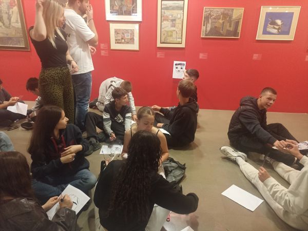 7ο Γυμνάσιο Καρδίτσας: Επίσκεψη στο Tellogleion Fine Arts Foundation
