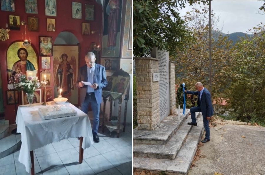 Λαογραφικός, Αρχαιολογικός, πολιτιστικός Σύλλογος Οξυάς: Τιμήθηκαν και φέτος οι πεσόντες στους αγώνες