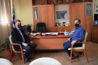 Με τον Δήμαρχο Καρδίτσας Β. Τσιάκο συναντήθηκε ο βουλευτής Γ. Κωτσός