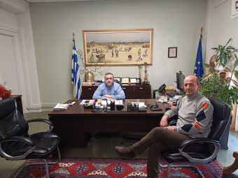 Συνάντηση Δημ. Κουρέτα και Μπ. Παπαδόπουλου με αντικείμενο την δημιουργία ενός Περιφερειακού Παρατηρητηρίου κόστους παραγωγής στη Θεσσαλία