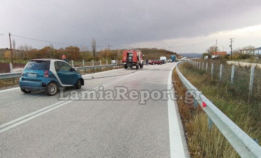 Τροχαίο με τραυματίες στο συνδετήριο δρόμο με τον Ε65 στην Ξυνιάδα (+Φωτο)