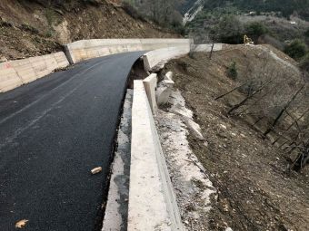 Νέο έργο με τοποθέτηση φρεατοπασσάλων στο προβληματικό τμήμα διασταύρωση Σπηλιάς – λίμνη Στεφανιάδας