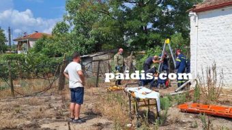 Αμπελώνας Λάρισας: Επιχείρηση της Π.Υ. για ανάσυρση ηλικιωμένης από φρεάτιο 6 μέτρων