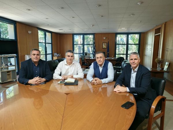 Συνάντηση Κουρέτα - Δήμα με αντικείμενο τα οδικά έργα και την αντιπλημμυρική θωράκιση της Θεσσαλίας