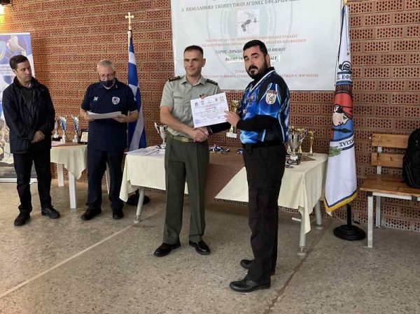 Πανελλήνια διάκριση του ΣΕΑΝ Καρδίτσας στους Δ' Πανελληνίους Σκοπευτικούς Αγώνες Εφέδρων Αξιωματικών