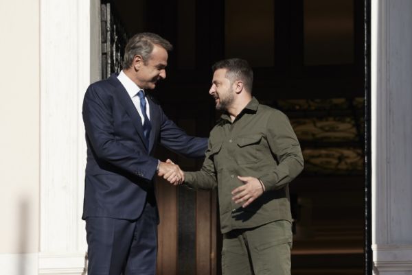 Κυριάκος Μητσοτάκης - Βολοντίμιρ Ζελένσκι: Oι δηλώσεις των δύο ηγετών στην Αθήνα