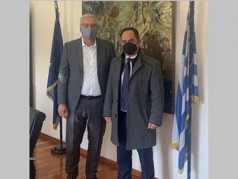 Τα θέματα που συζητήθηκαν στις συναντήσεις Β. Τσιάκου με Μ. Σταυριανουδάκη και Α. Λυκουρέντζο