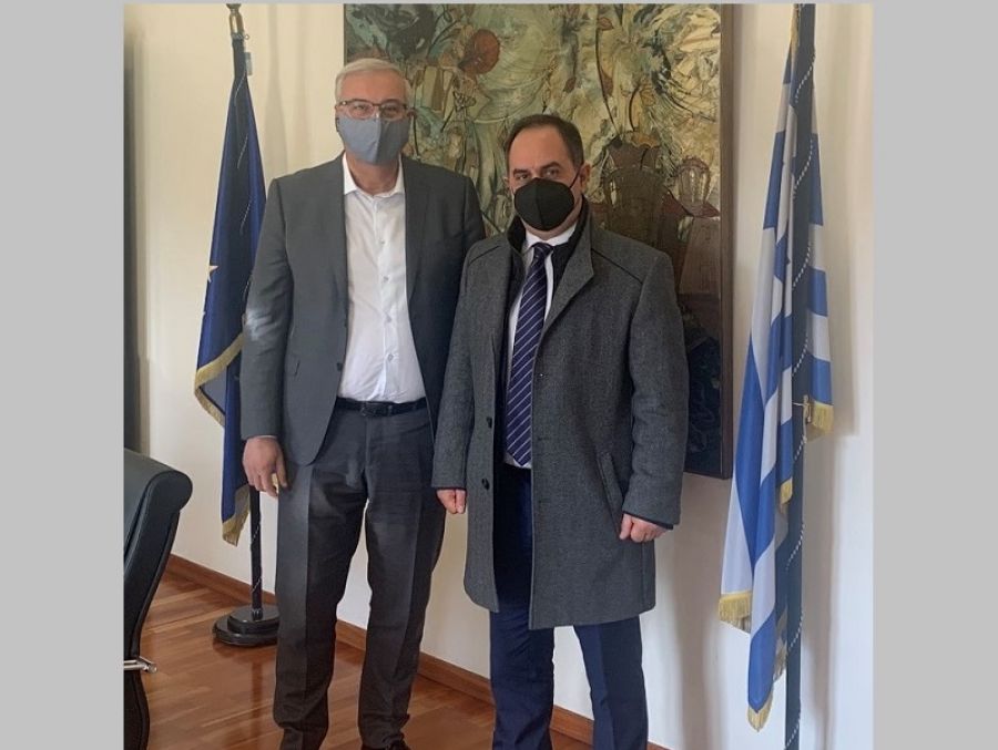 Τα θέματα που συζητήθηκαν στις συναντήσεις Β. Τσιάκου με Μ. Σταυριανουδάκη και Α. Λυκουρέντζο
