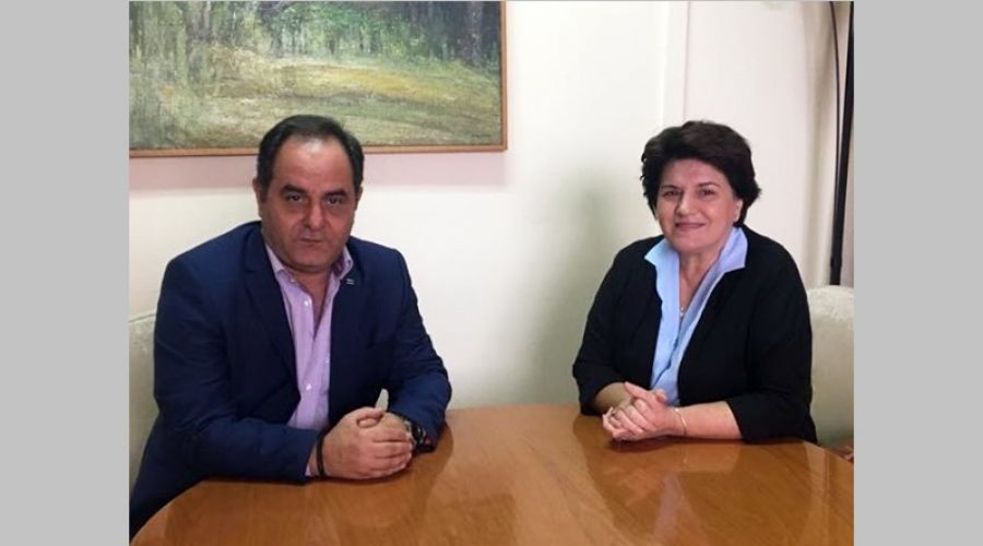 Συνάντηση της Χρ. Κατσαβριά - Σιωροπούλου με το νέο Δήμαρχο Καρδίτσας Β. Τσιάκο
