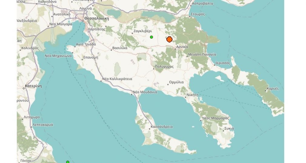 "Κουνήθηκε" η Χαλκιδική από 4 Ρίχτερ