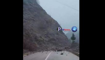 «Στα δύο» η Ε.Ο. Τρικάλων - Άρτας στο Βαθύρρευμα, από τεράστια κατολίσθηση - Υπάρχουν εγκλωβισμένοι οδηγοί