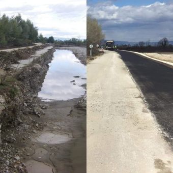 Παραδόθηκε στην κυκλοφορία ο δρόμος Μαγουλίτσα – Λαζαρίνα