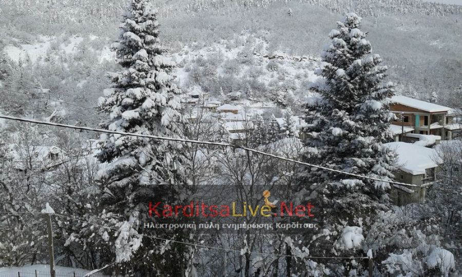 Κακοκαιρία «Μήδεια»: Αντιμετωπίσιμη η κατάσταση στο νομό Καρδίτσας (+Φώτο +Βίντεο)