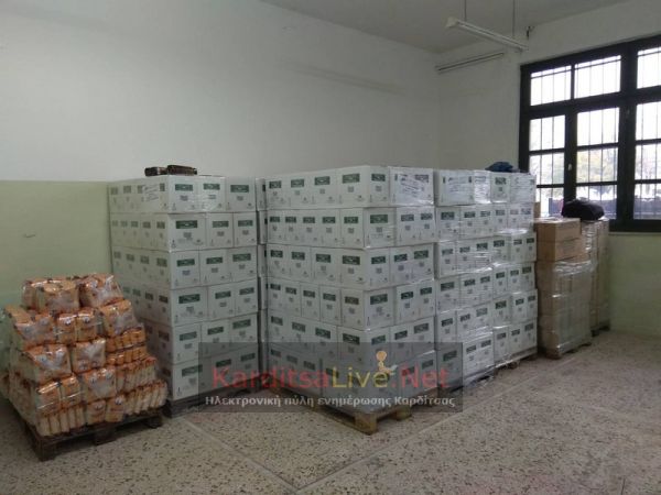 Διανομή τροφίμων και προϊόντων στους δικαιούχους του προγράμματος ΤΕΒΑ των δήμων της Π.Ε. Καρδίτσας - Δείτε πότε και που