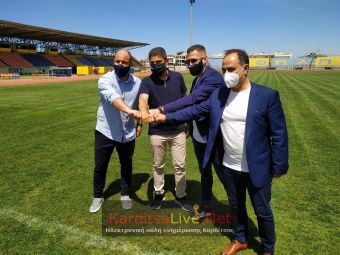 Ενδιαφέρον Αυγενάκη για κατεδάφιση της ανατ. κερκίδας στο ΔΑΚ και νύξη για στέγαστρο στη νέα μεταλλική από τον Κ. Τσιάρα (+Φώτο +Βίντεο)