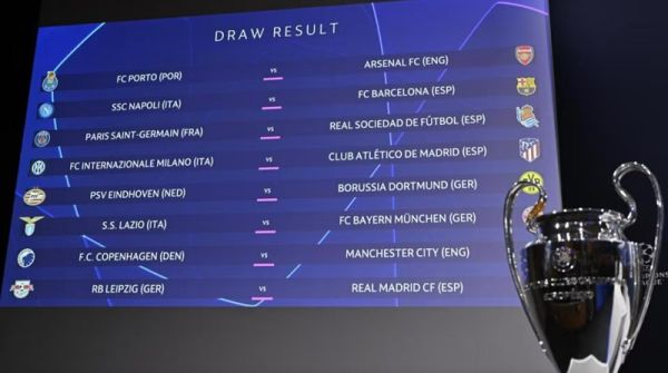 Κλήρωσε για τους "16" του Champions League