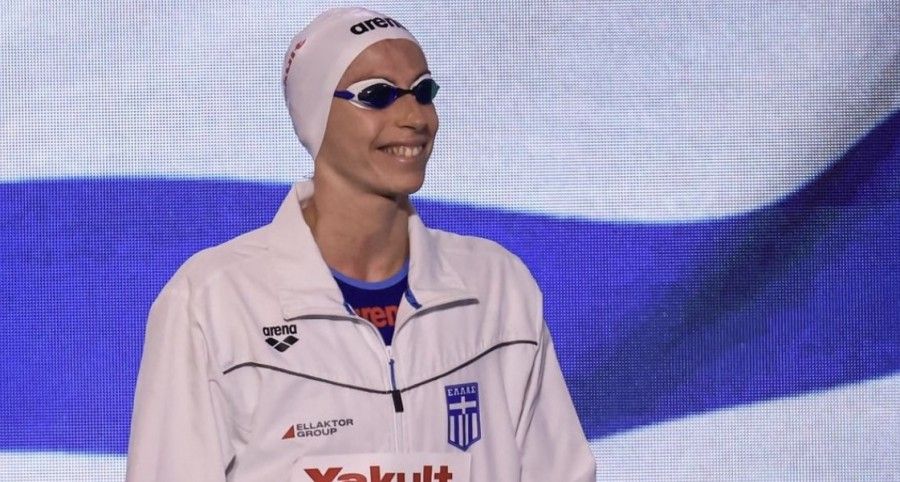 Πέμπτη στον κόσμο η 'Αννα Ντουντουνάκη στα 100μ. πεταλούδα