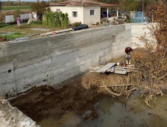 Σε εξέλιξη οι εργασίες αποκατάστασης του αντιπλημμυρικού έργου στην Κρύα Βρύση