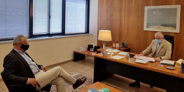 Συνάντηση Θ. Σκάρλου με τη Διοίκηση ΕΛΓΑ για τις δηλώσεις ζημιών από τον παγετό της 9ης Απριλίου