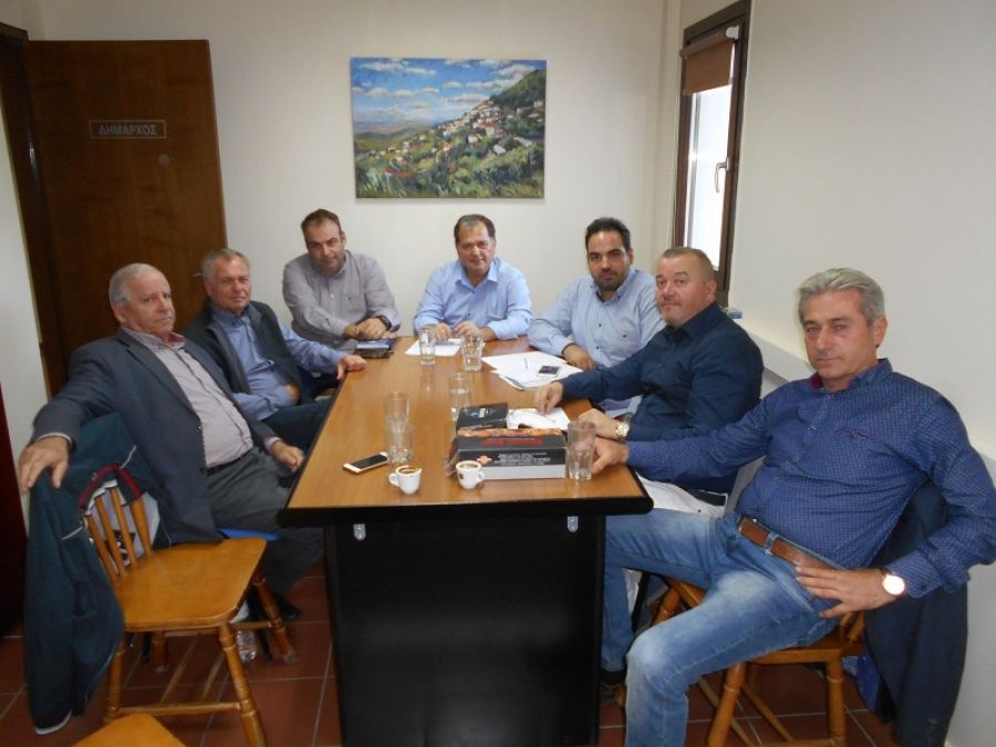 Συνάντηση εργασίας μεταξύ Δημάρχου Λίμνης Πλαστήρα και Διοίκησης του ΕΒΕ Καρδίτσας