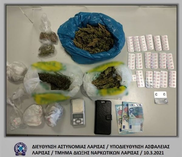 Σύλληψη άνδρα στην ευρύτερη περιοχή του Τυρνάβου για ναρκωτικές ουσίες