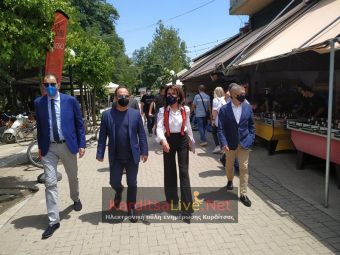 Έφθασε στην Καρδίτσα η πρόεδρος της Επιτροπής «Ελλάδα 2021» Γιάννα Αγγελοπούλου – Δασκαλάκη (+Φώτο +Βίντεο)