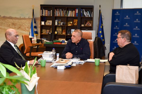 Εθιμοτυπική επίσκεψη του Πρέσβη της Αρμενίας στον Περιφερειάρχη Θεσσαλίας