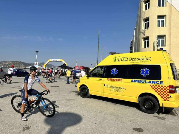 Το ΙΑΣΩ Θεσσαλίας Υποστηρικτής Υγείας στον πρώτο Διεθνή Ποδηλατικό Γύρο Θεσσαλίας Tour of Thessaly 2023 Exalco