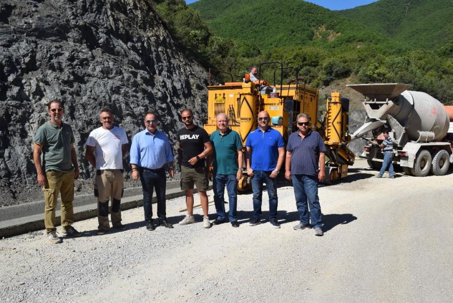 Ολοκληρώνεται στο προσεχές διάστημα ο δρόμος Παλιουρίου – Αγ. Ιωάννη