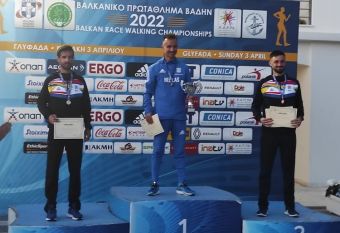 Βαλκανικό Πρωτάθλημα βάδην: Χρυσό μετάλλιο για τον Αλ. Παπαμιχαήλ στα 35χλμ. βάδην