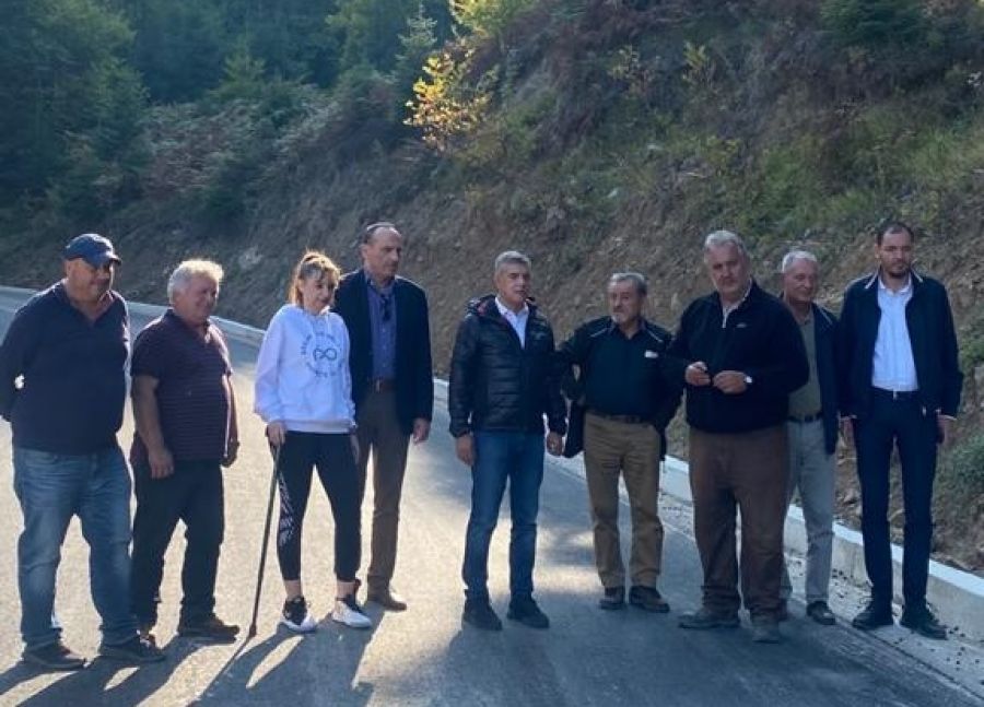 Ολοκληρώνονται οι εργασίες βελτίωσης του οδικού τμήματος στα όρια Καρδίτσας - Ευρυτανίας