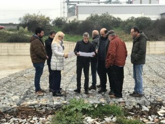 Τα έργα αντιπλημμυρικής προστασίας στη γέφυρα του Ξηριά στον Αλμυρό επισκέφθηκαν Κ. Αγοραστός και Χρ. Τριαντόπουλος