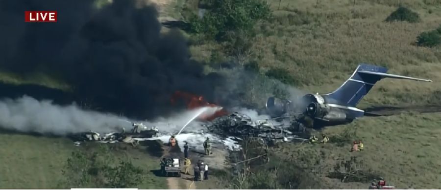 Συντριβή αεροσκάφους στο Τέξας: Σώθηκαν όλοι οι επιβαίνοντες (+Βίντεο)