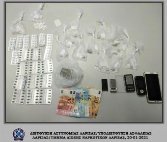Δύο συλλήψεις για ναρκωτικά στη Λάρισα