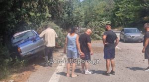 Αγροτικό βγήκε από την πορεία του και έπεσε σε δέντρα στον δρόμο προς Μπράλο