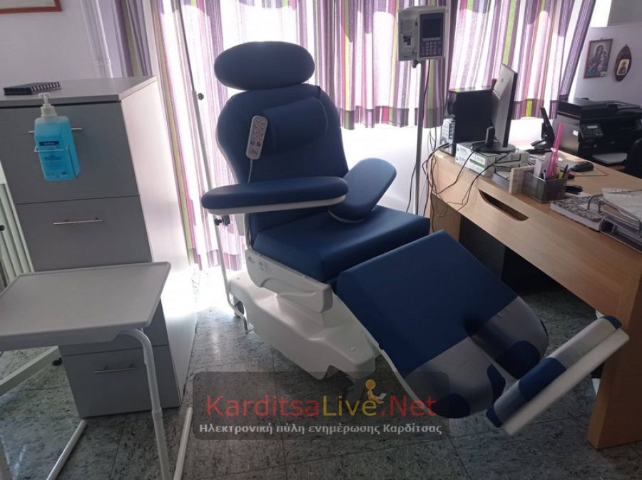 Καρέκλα χημειοθεραπειών δώρισε στο Νοσοκομείο Καρδίτσας το Παράρτημα της Αντικαρκινικής Εταιρείας (+Φωτο +Βίντεο)
