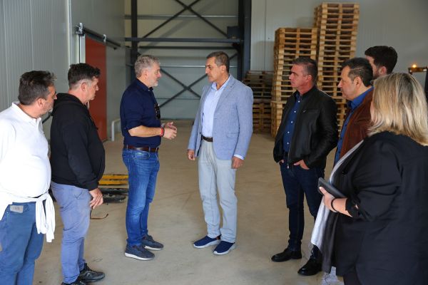 Επίσκεψη του Περιφερειάρχη Θεσσαλίας Δημ. Κουρέτα στον Δήμο Αγιάς