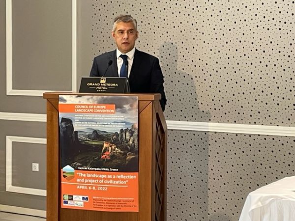 Κ. Αγοραστός από το National Symposium για την εφαρμογή της Σύμβασης Τοπίου του Συμβουλίου της Ευρώπης: «Να ζούμε σε συμμαχία με το περιβάλλον και το τοπίο»